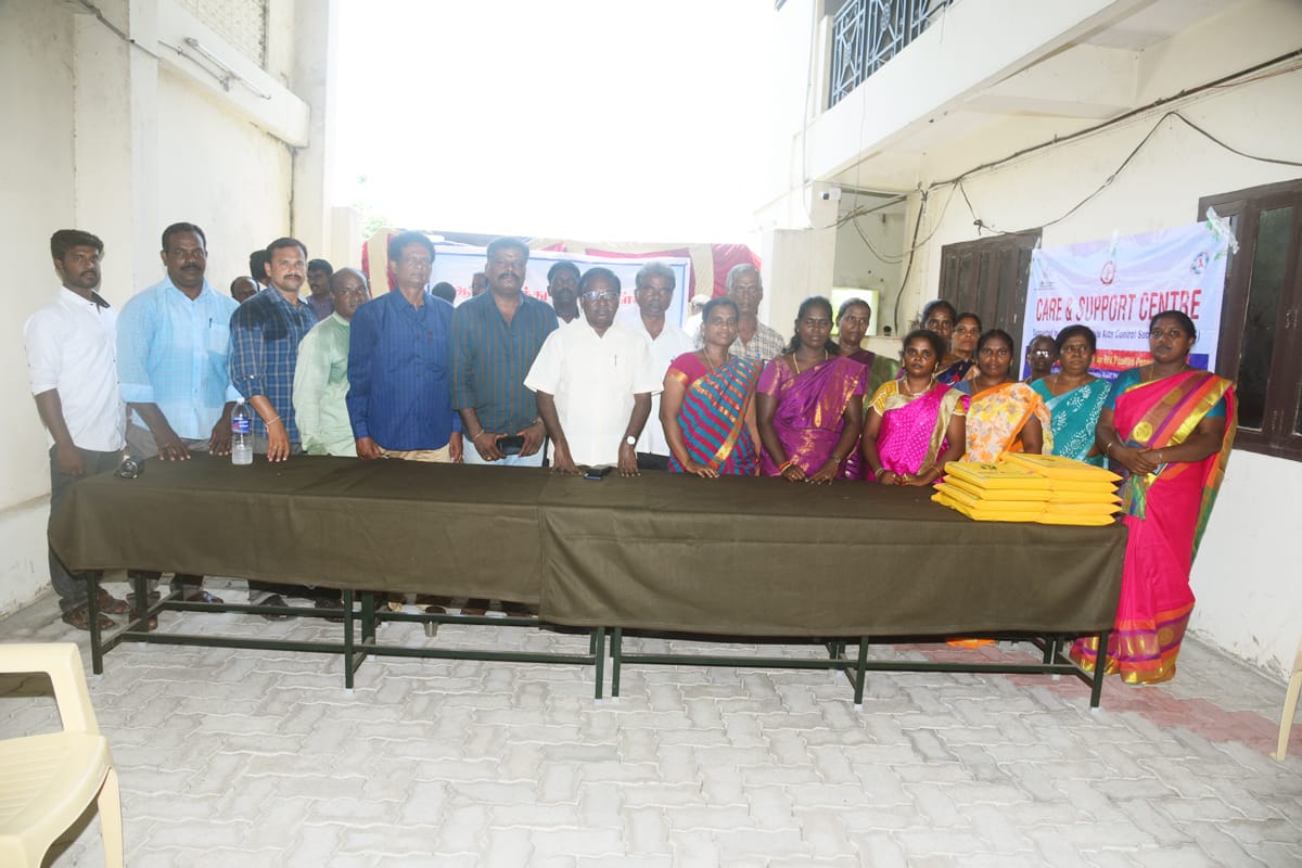 ACCT Trust Widow saree distribution - PDNP+ Event